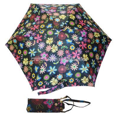 Compact Tiny Floral Umbrella