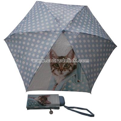 Compact Tiny Kitten Umbrella