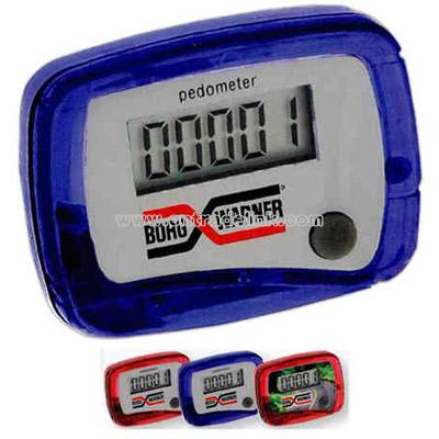 Compact pedometer