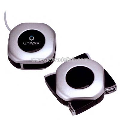 Compact twist 4 port USB Hub