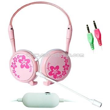 Computer Headset with Foldable Design