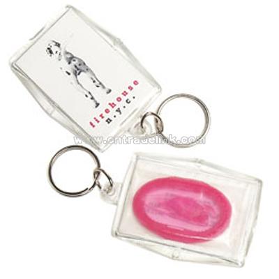 Condom in a Keychain