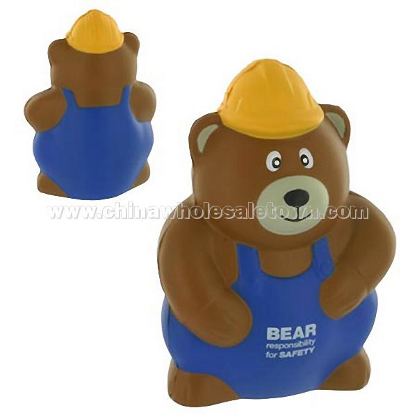 Construction Bear Stress Ball