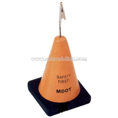 Construction Cone Memo Holder