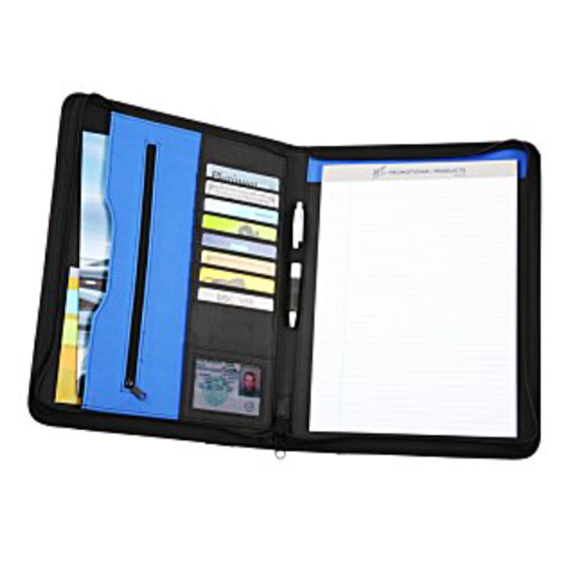 Contemporary Zippered Portfolio
