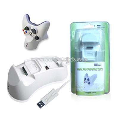 Controller and Battery USB Charging Dock for xBox 360