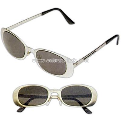 Cool hexagonal framed sunglasses