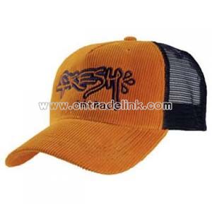 Corduroy Truckers Cap
