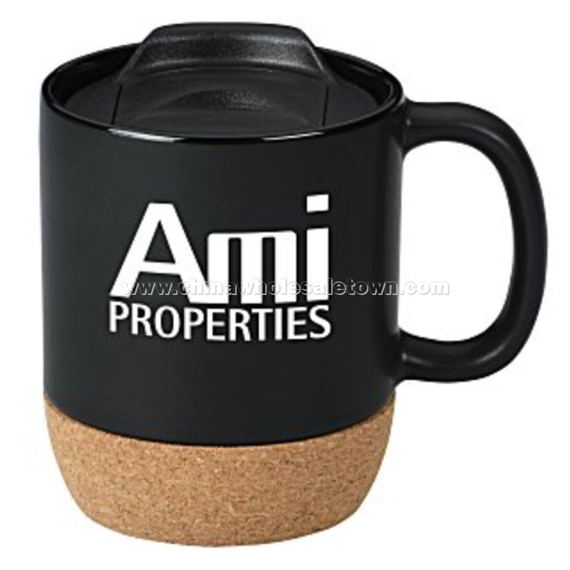 Cork Bottom Ceramic Mug - 12 oz.