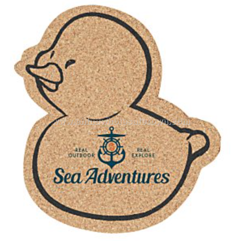 Cork Coaster - Duck - Full Color