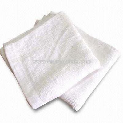 Cotton Face Towel in White