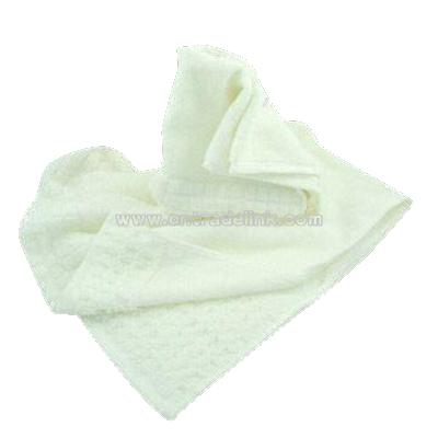 Cotton Jacquard Check Band Terry Towel