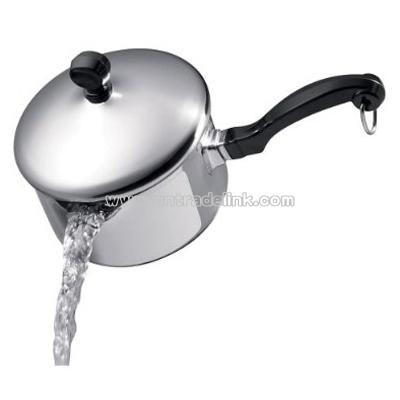 Covered Straining Saucepan