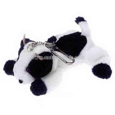 Cow shape animal toys with keychain