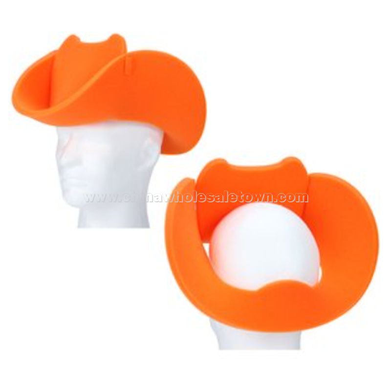 Cowboy Hat Pop Up Foam Visor