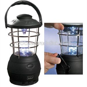 Crank Lantern with FM Scan Radio