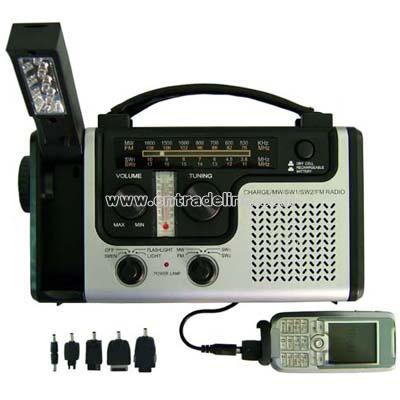 Crank Radio with Flashlight