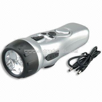Cranking  LED Flashlight