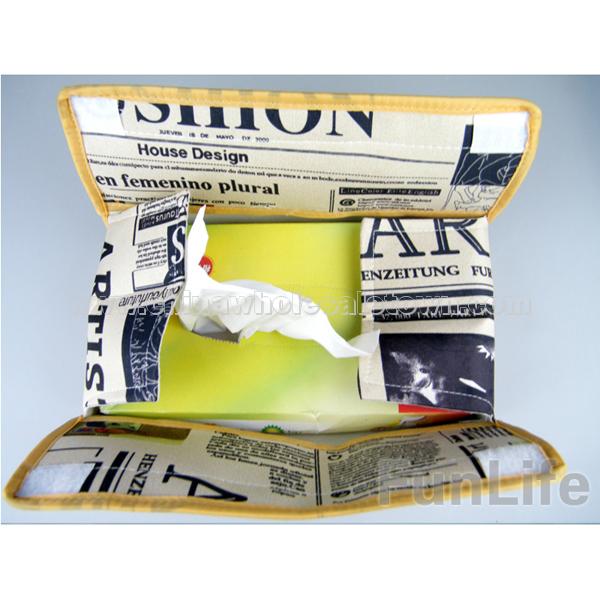 Creative nostalgia Newspapers Tissues Box