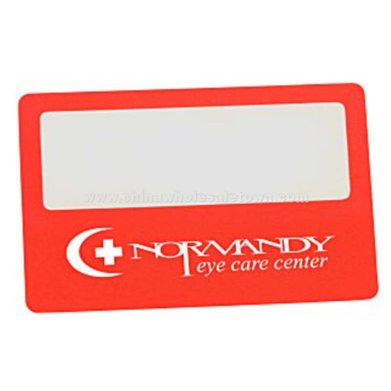 Credit Card Size Magnifier