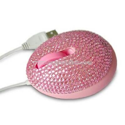 Crystal Egg-shaped Optical Mouse