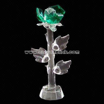 Crystal Flower Model, Ideal as Wedding Gift