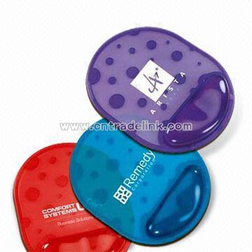 Crystal Gel Mouse Pads with Arm Rest Mouse Pads