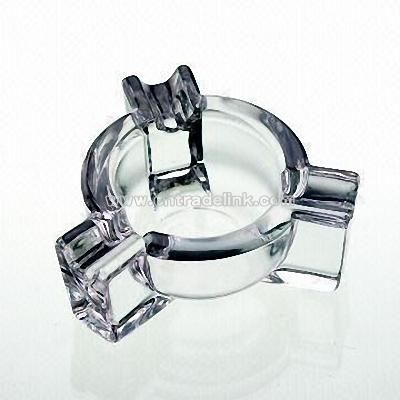 Crystal Glass Ashtray