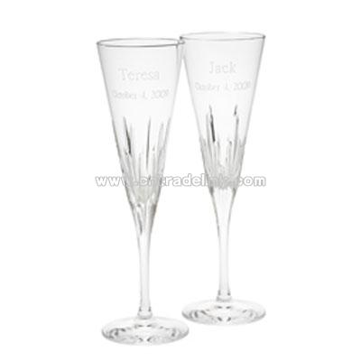 Crystal Toasting Flutes