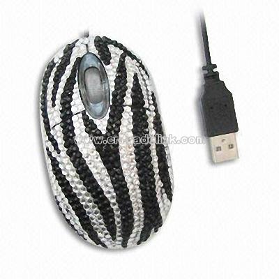 Crystal Zebra Optical Mice