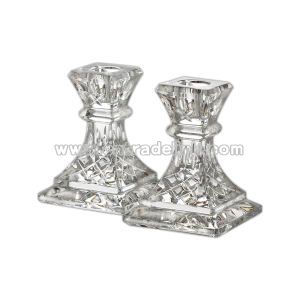 Crystal candlesticks