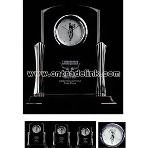 Crystal desktop clock