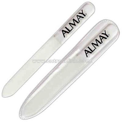 Crystal glass nail file