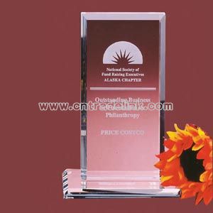 Crystal monolith award