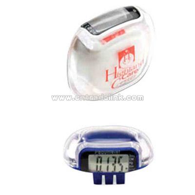 Crystal pedometer