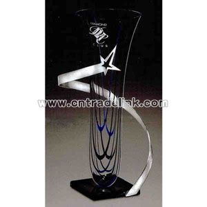 Crystal vase