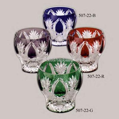 Crystal votive holder