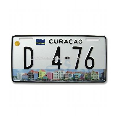 Curacao Number Plate