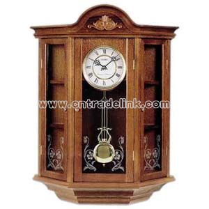 Curio cabinet clock