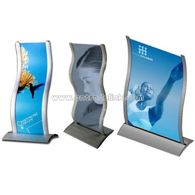 Curved Image Display Stand