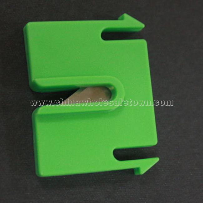 Custom ABS plastic shape blade envelope letter opener paper knife
