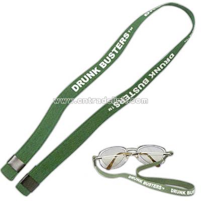 Custom elastic sunglass retainers