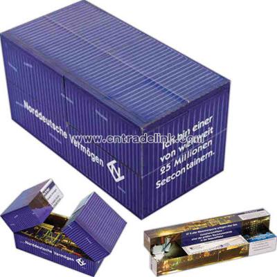 Custom overseas container design flip puzzle