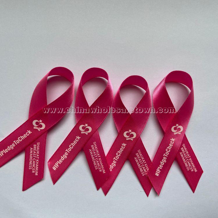 Customized pink red purple awareness ribbon