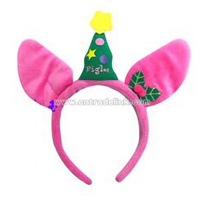 Cute Christmas Head Hoop with Christmas Hat Decoration