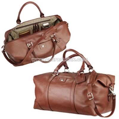 Cutter & Buck Leather Weekender Duffel