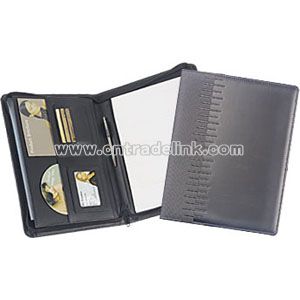 DELUXE ZIPPED CONFERENCE FOLDERS