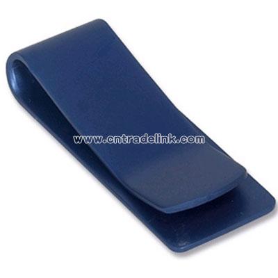 Dark Blue Aluminium Money Clip