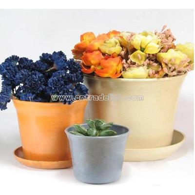 Degradable Vegetal Fibre Flower Pot