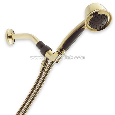 Delta 5-Spray Brass Finish Handheld Showerhead